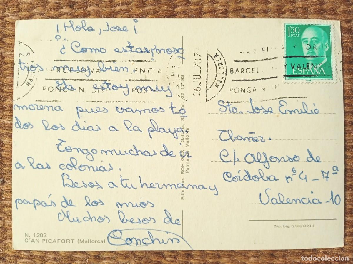 Postales: CAN PICAFORT - MALLORCA - ED. BOHIGAS - Foto 2