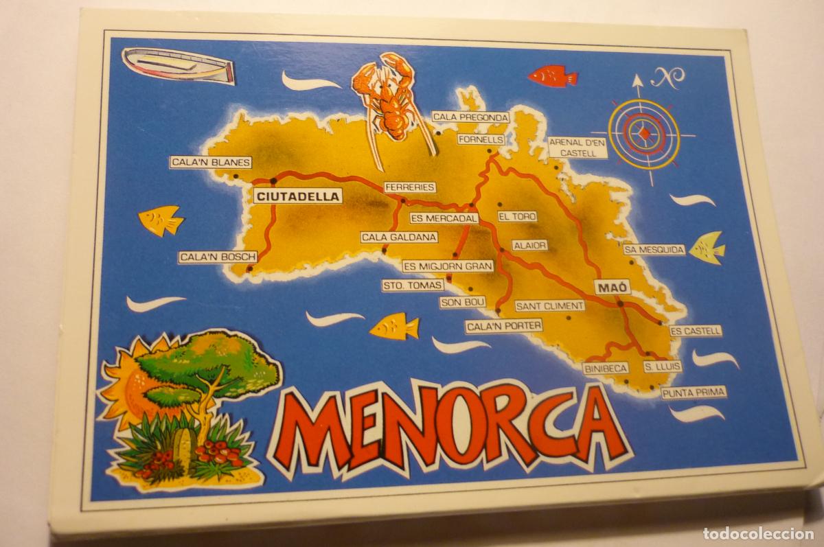 Cartoline: carpeta acordeon 10 postales de menorca cm