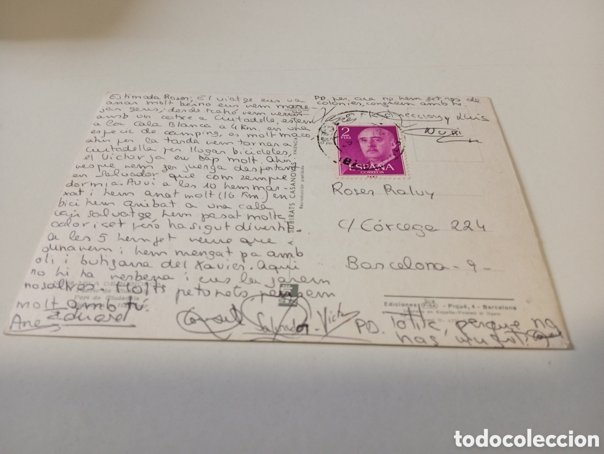 Postales: Postal Isla de Menorca - Foto 2