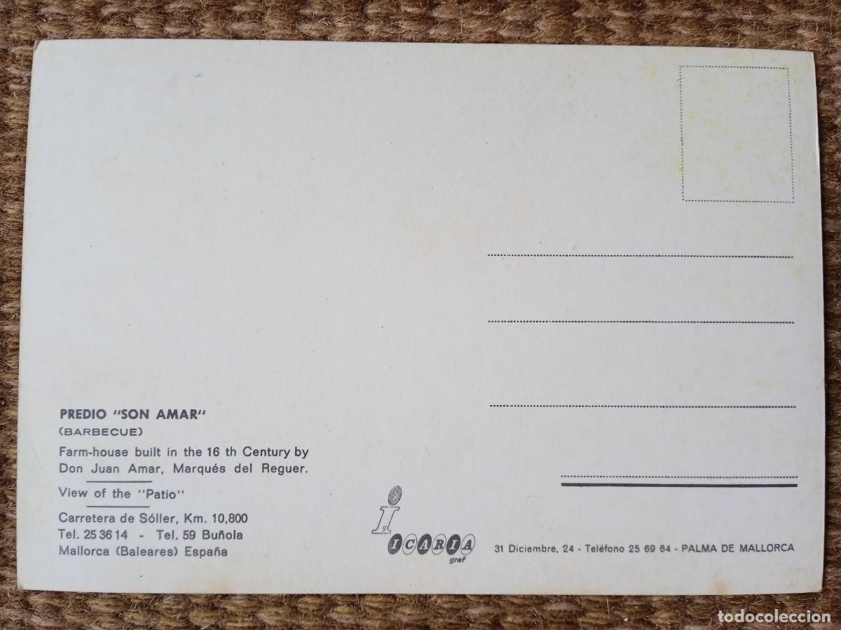 Postales: PREDIO SON AMAR - MALLORCA - ICARIA - Foto 2