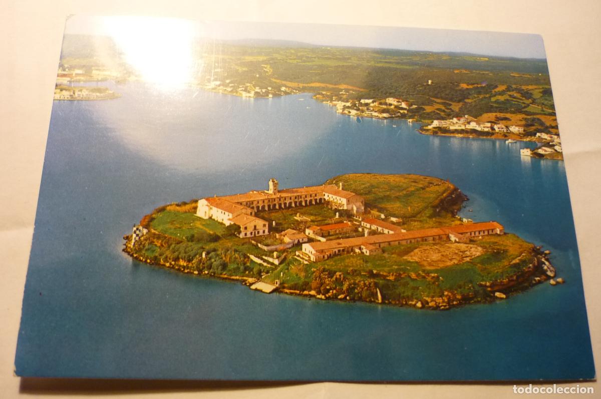 Postales: postal menorca.-puerto mahon isla del rey - Foto 1
