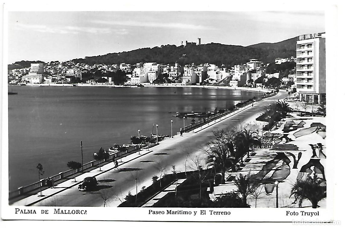 Postkarten: PASEO MARITIMO Y EL TERRENO.- PALMA DE MALLORCA