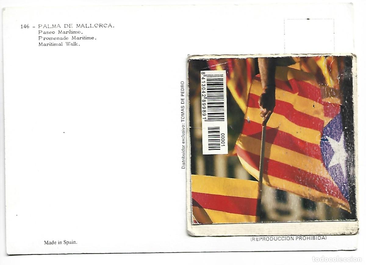Postales: PASEO MARITIMO - MARITIMAL WALK.- PALMA DE MALLORCA - Foto 2
