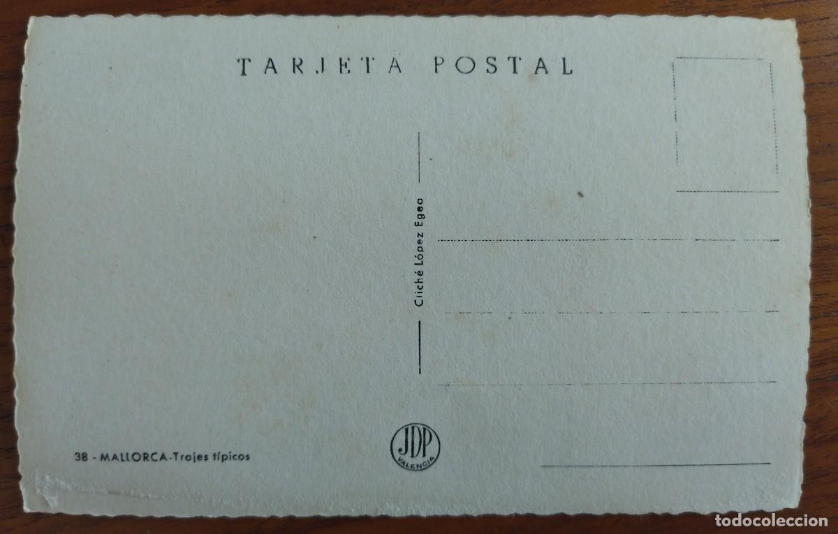 Postales: POSTAL. MALLORCA. TRAJES T&Iacute;PICOS. - Foto 2