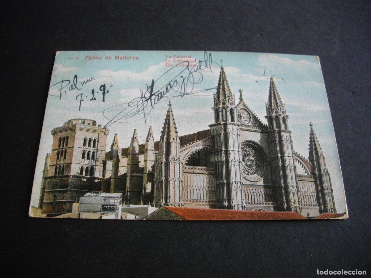 Postales: PALMA DE MALLORCA LA CATEDRAL - Foto 1