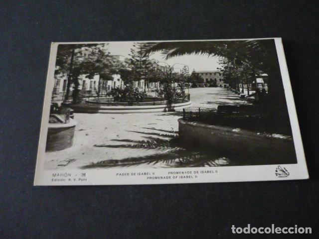 Postales: MAHON MENORCA PASEO DE ISABEL II - Foto 1