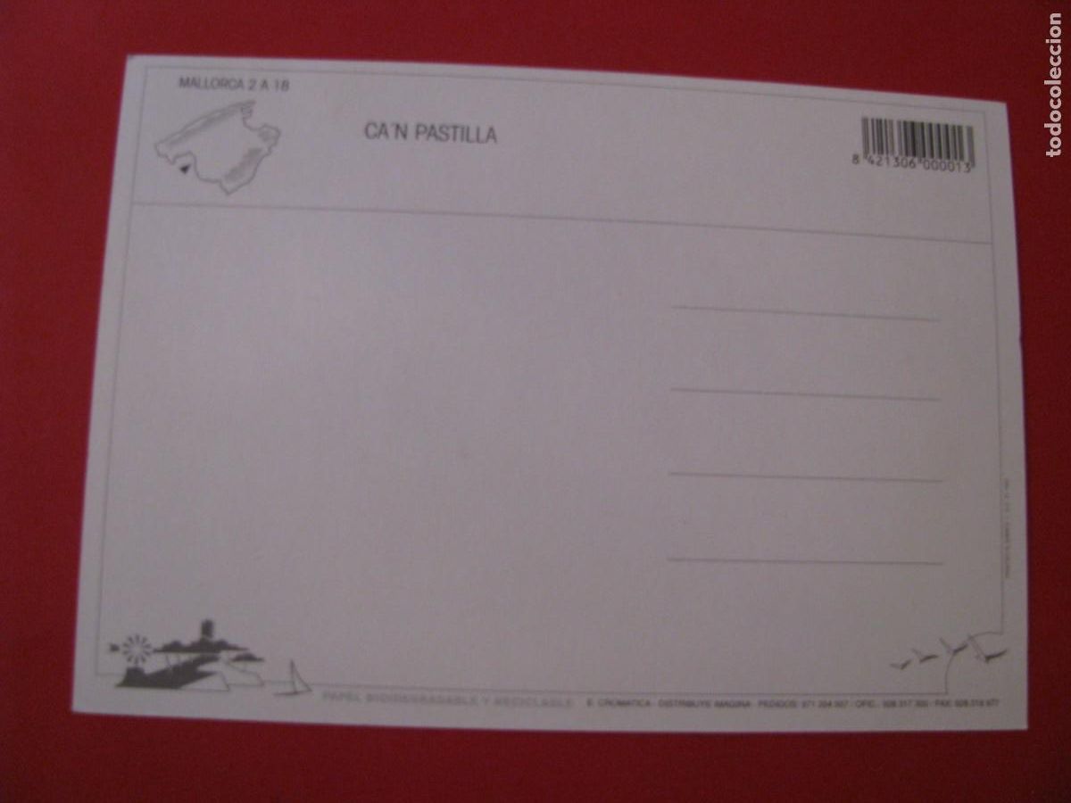 Postales: POSTAL DE MALLORCA. CAN PASTILLA. ED. CROMATICA - Foto 2