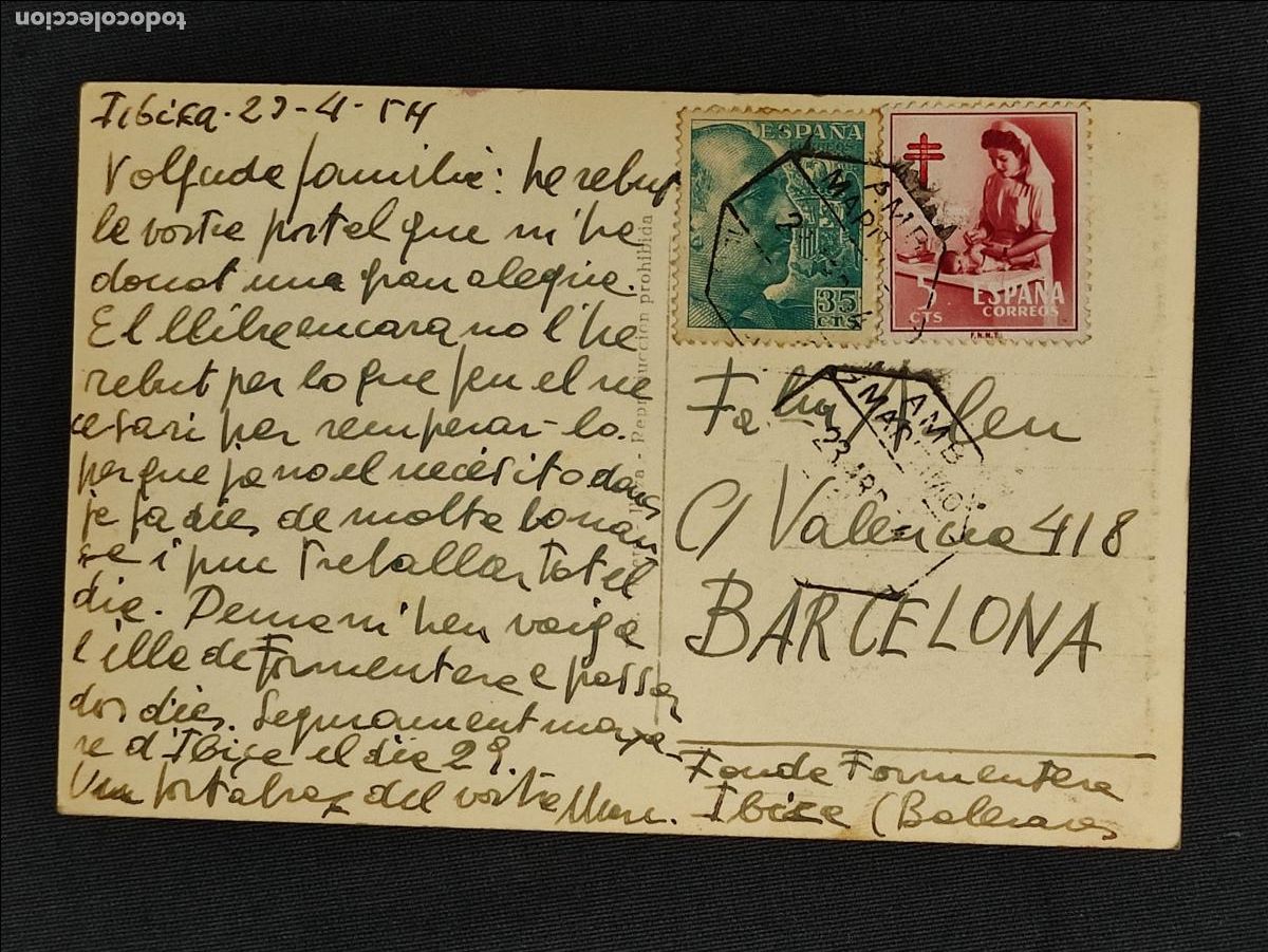 Postales: POSTAL - IBIZA - MONUMENTO AL HEROE DE CANEY - - Foto 2