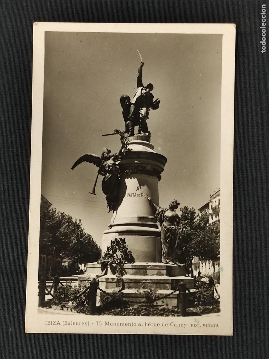 Postales: POSTAL - IBIZA - MONUMENTO AL HEROE DE CANEY - - Foto 1