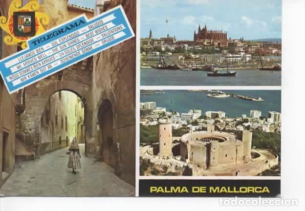 Postales: BALEARES ESCRITA MALLORCA PALMA - Foto 1