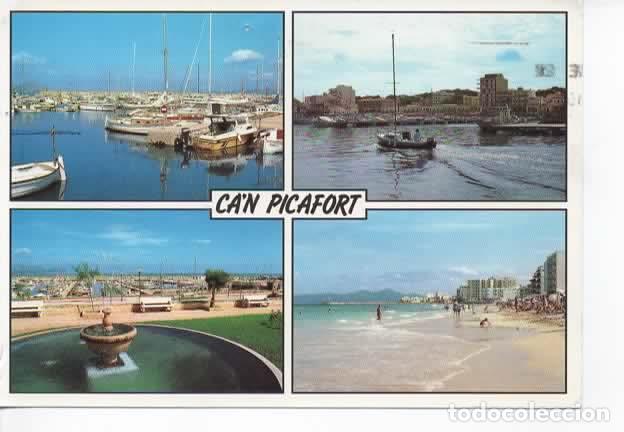 Postales: BALEARES ESCRITA MALLORCA CAN PICAFORT - Foto 1