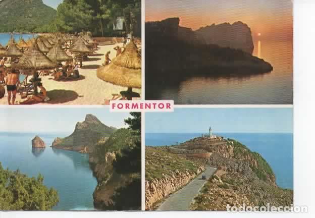 Postales: BALEARES ESCRITA MALLORCA FORMENTOR - Foto 1