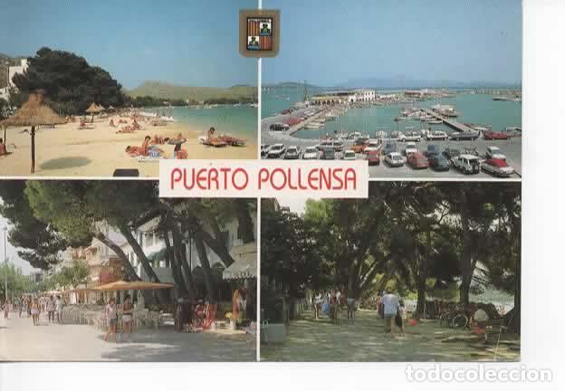 Postales: BALEARES ESCRITA MALLORCA PUERTO POLLENSA - Foto 1