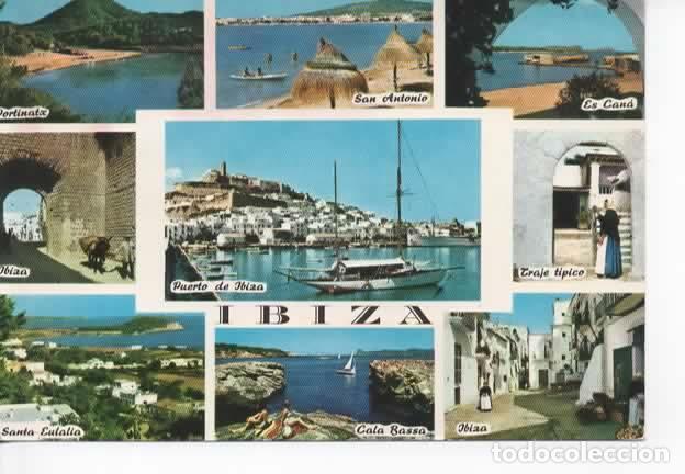 Postales: BALEARES ESCRITA IBIZA - Foto 1