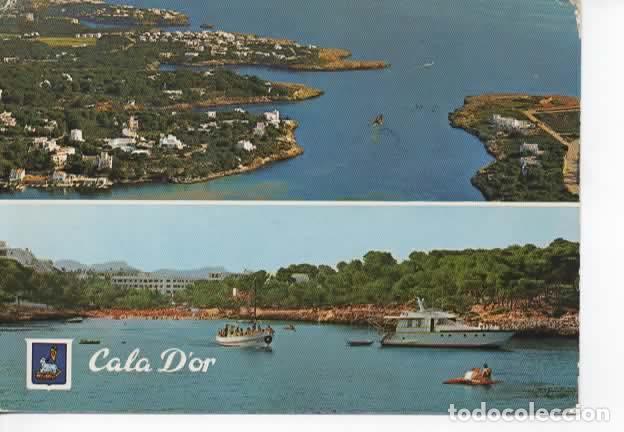 Postales: BALEARES ESCRITA MALLORCA CALA D&acute;OR - Foto 1
