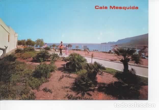 Postales: BALEARES ESCRITA MALLORCA CALA MESQUIDA - Foto 1