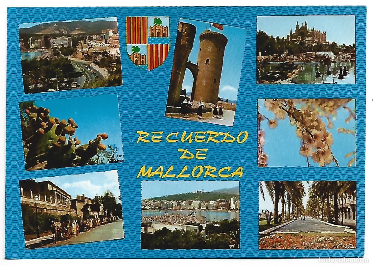Postales: RECUERDO DE PALMA DE MALLORCA - Foto 1