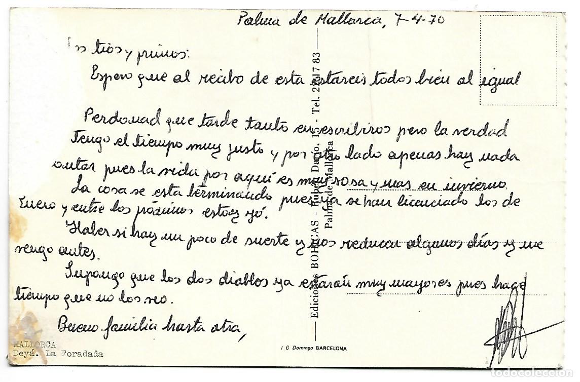 Postales: LA FORADADA.- DEYA / MALLORCA - Foto 2