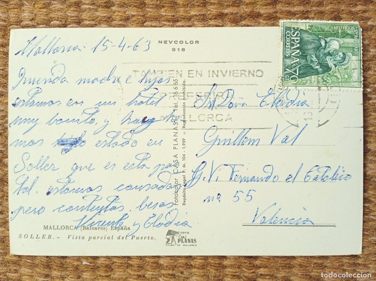 Postales: SOLLER - MALLORCA - ED. CASA PLANAS - Foto 2