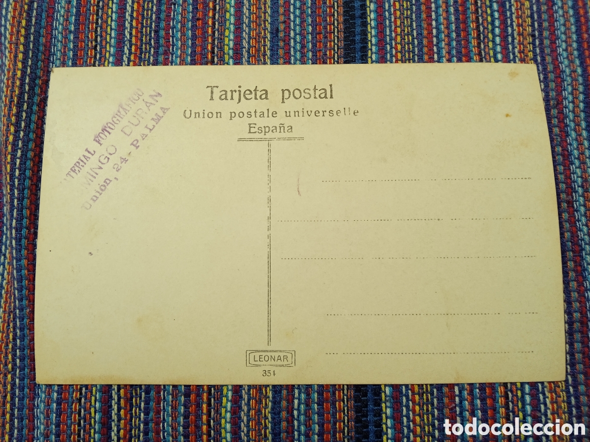 Postales: ANTIGUA POSTAL PROCESI&Oacute;N S&Oacute;LLER ?? MALLORCA - Foto 2