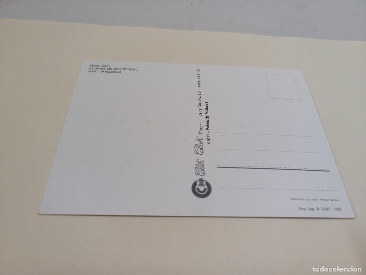 Postales: MALLORCA - POSTAL LLUC - LA MARE DE D&Eacute;U DE LLUC - Foto 2