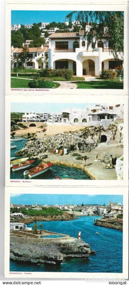 Postales: LIBRITO FLEXO DE POSTALES CON 20 VISTAS DE MENORCA - Foto 3