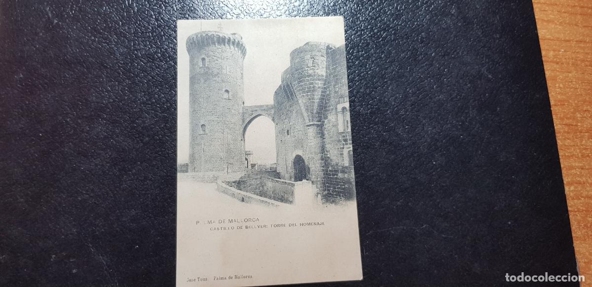 Postales: POSTAL MALLORCA CASTILLO DE BELLVER TORRE DEL HOMENAJE - Foto 1