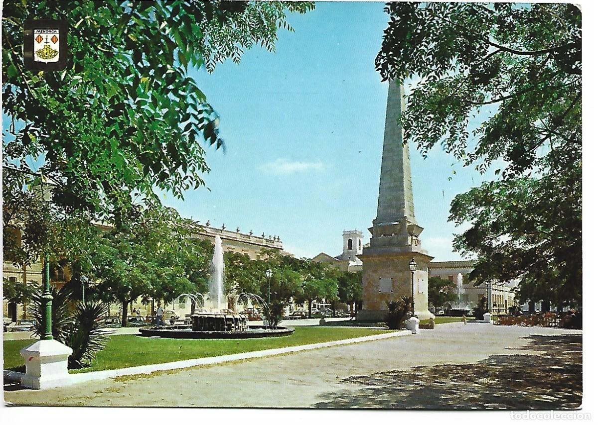 Postales: PLAZA DEL GENERALISIMO - GENERALISIMO SQUARE.- CIUDADELA / MENORCA - Foto 1