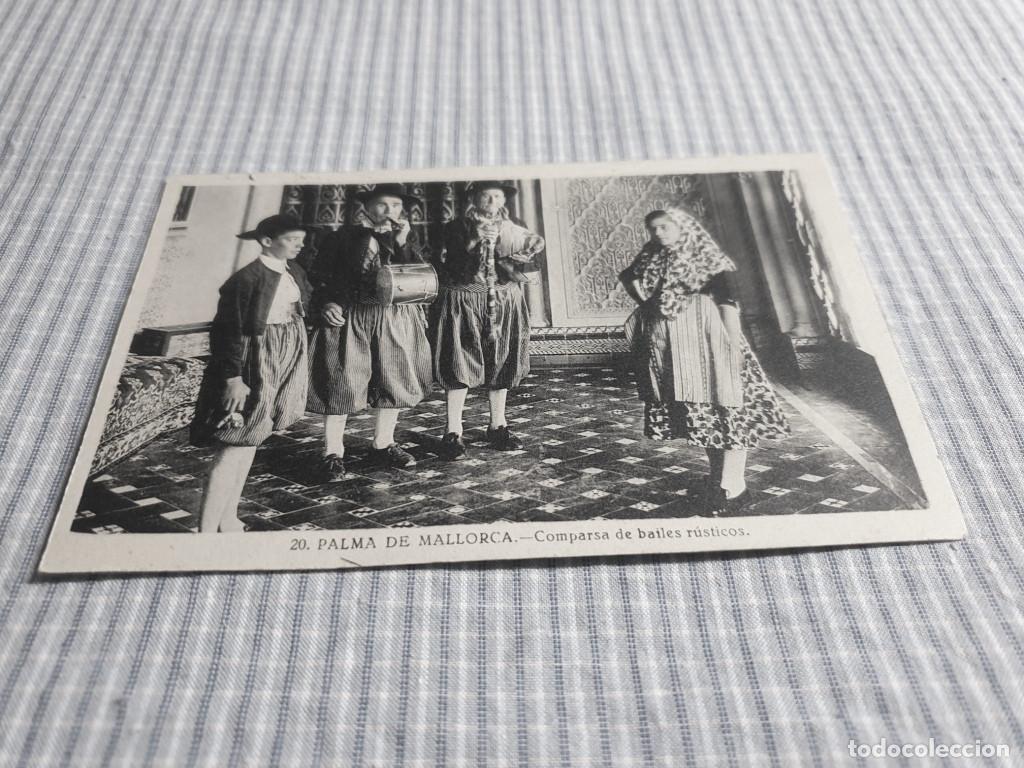 Postales: Postal antigua Mallorca. Comparsa de bailes r&uacute;sticos - Foto 1