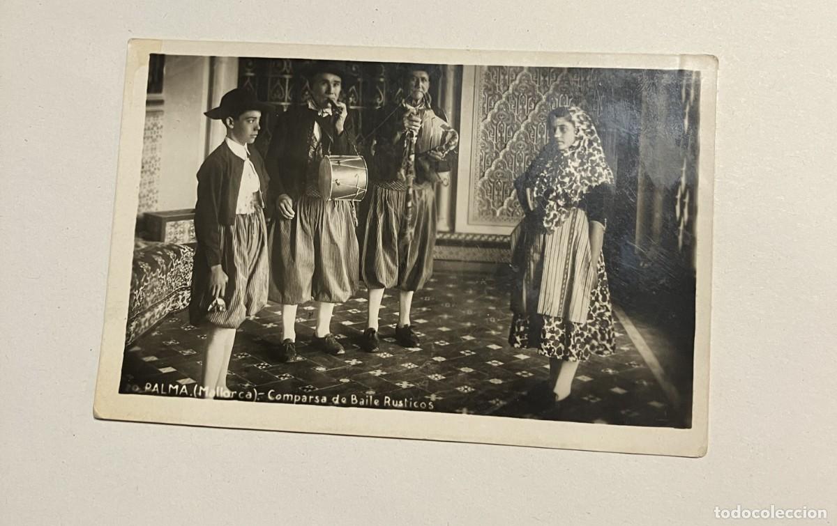 Postales: Postal PALMA (MALLORCA), COMPARSA DE BAILE R&Uacute;STICOS - Foto 1