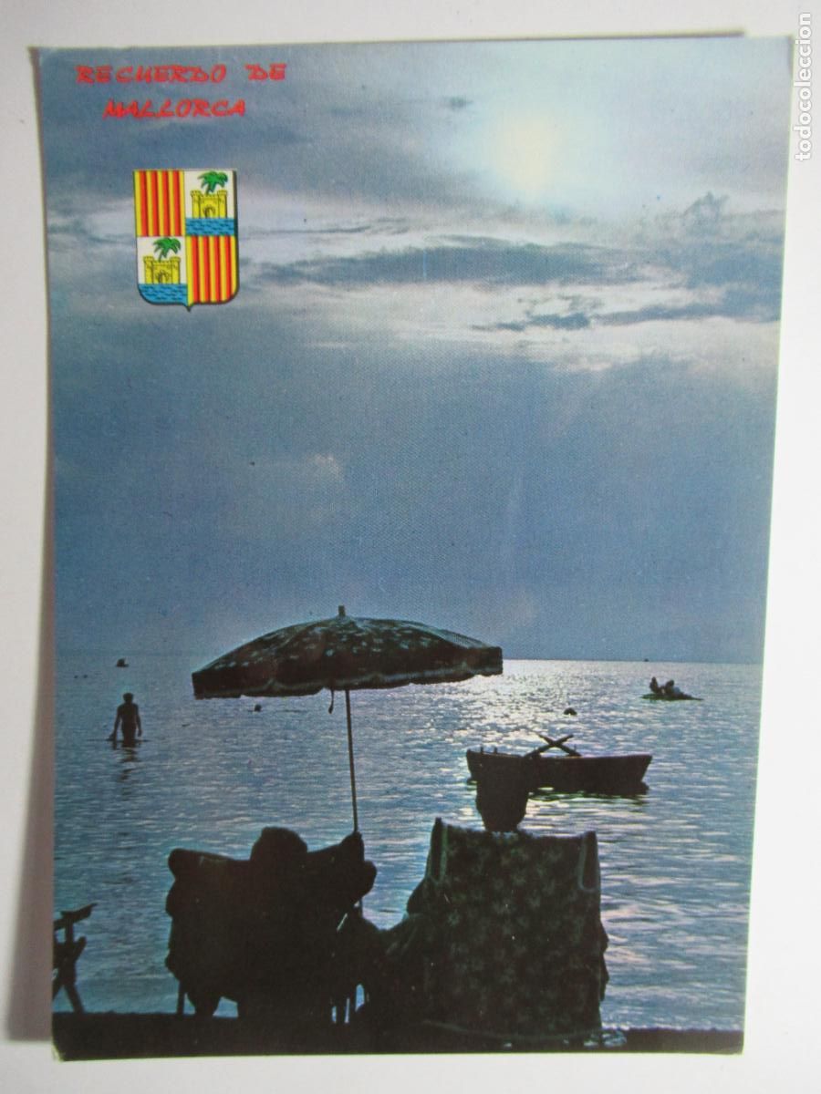 Postales: Mallorca - Atardecer en la playa - Foto 1
