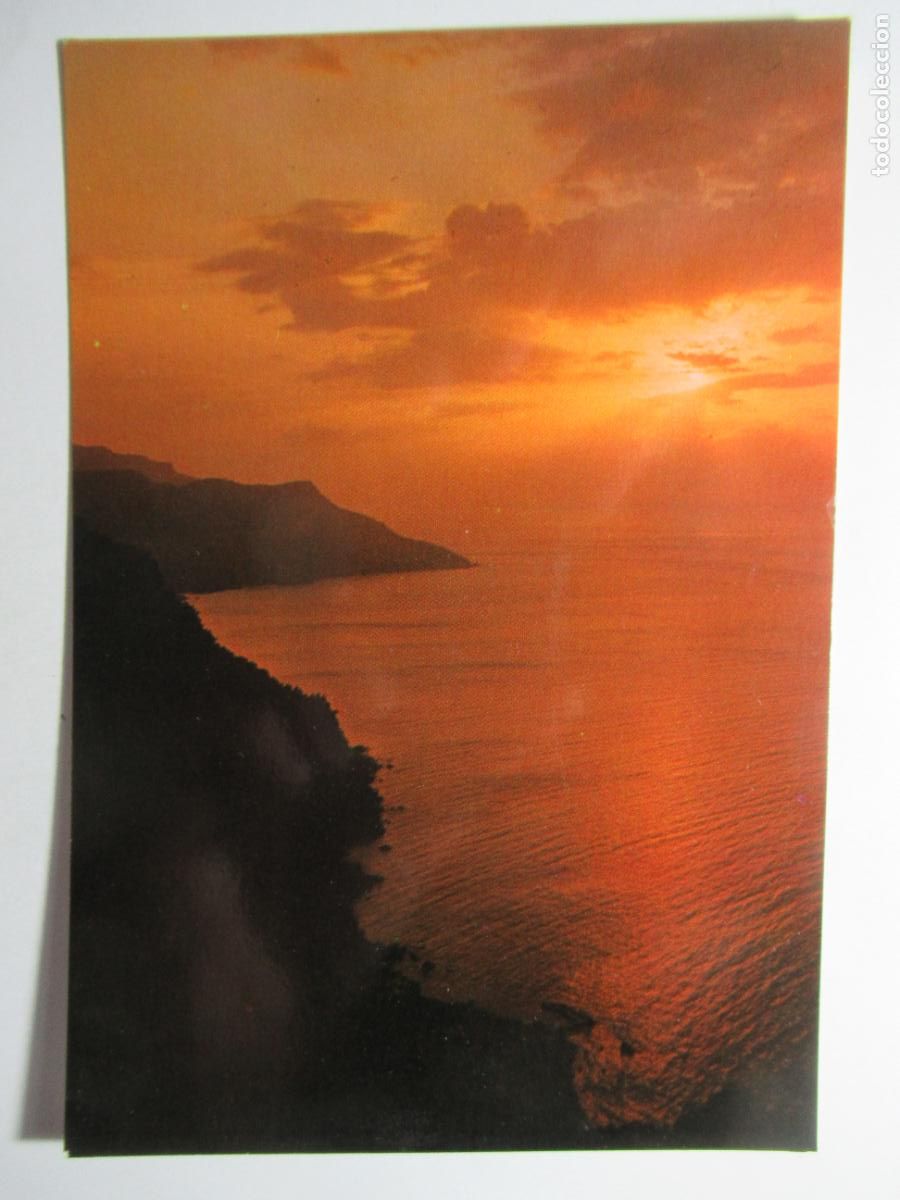 Postales: Mallorca - Puesta de sol en la costa - Foto 1