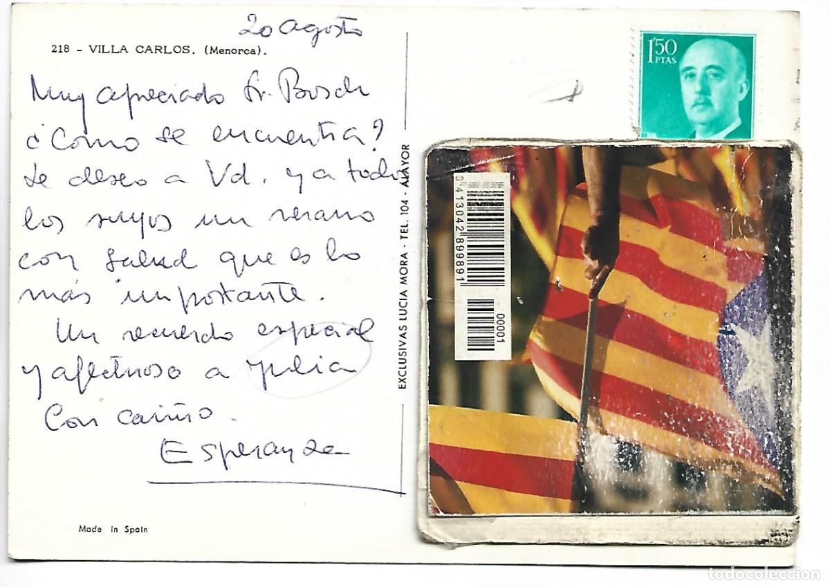 Postales: VILLA CARLOS.- MENORCA - Foto 2