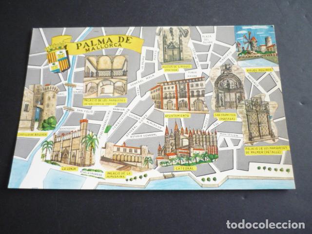 Postales: PALMA DE MALLORCA PLANO POSTAL - Foto 1