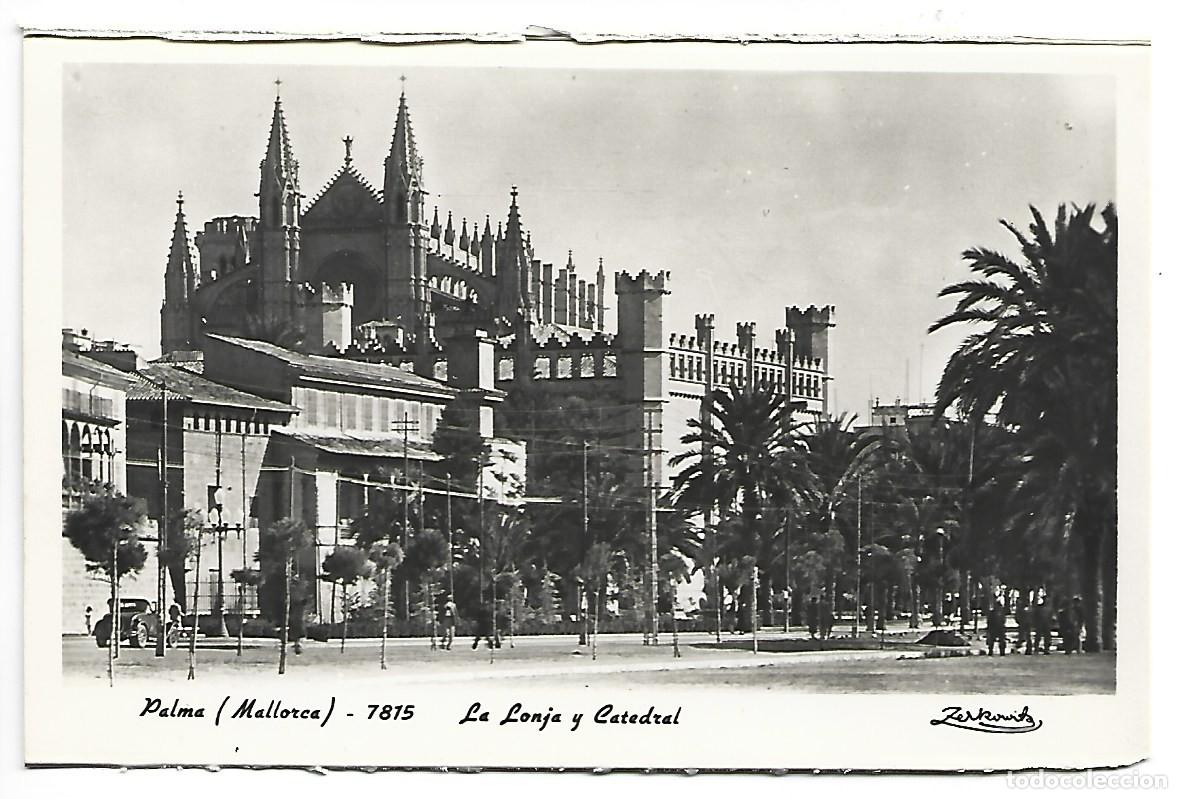 Postales: LA LONJA Y CATEDRAL.- PALMA / MALLORCA - Foto 1