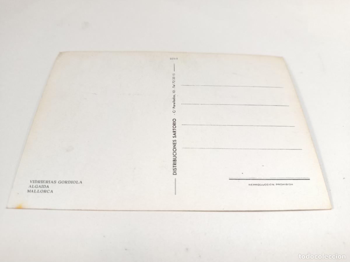 Postales: MALLORCA - POSTAL ALGAIDA - VIDRIERAS GORDIOLA - Foto 2