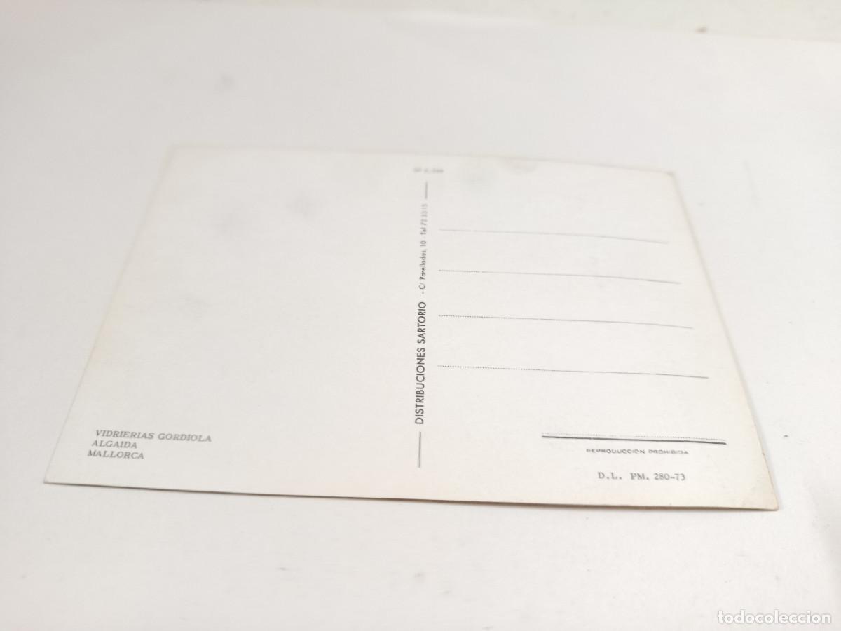 Postales: MALLORCA - POSTAL ALGAIDA - VIDRIERAS GORDIOLA - Foto 2