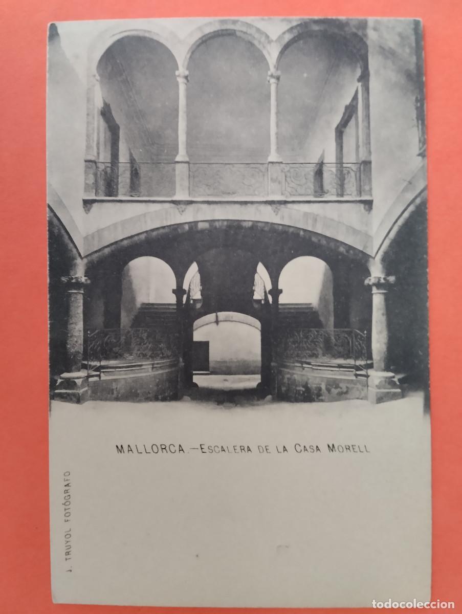 Postales: MALLORCA. ESCALERA DE LA CASA MORELL - Foto 1
