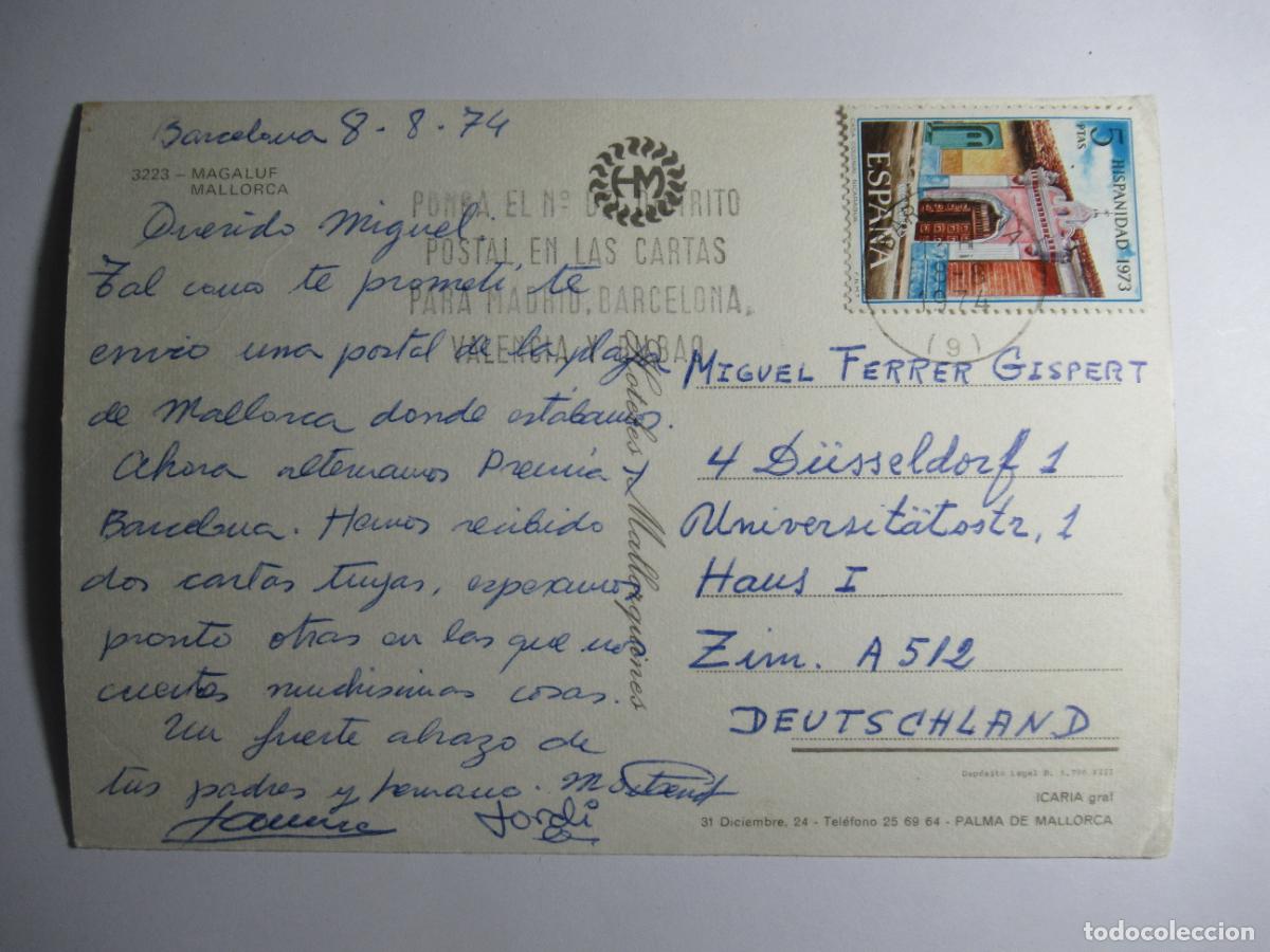 Postales: Magaluf (Mallorca) - Circulada - Foto 2