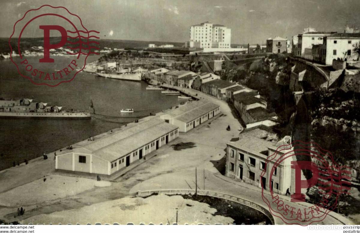 Postales: MAHON. MUELLE COMERCIA - Foto 1