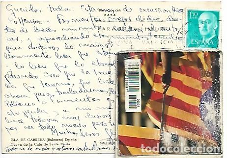 Postales: CUEVA DE LA CALA DE SANTA MARIA.- ISLA DE CABRERA - Foto 2
