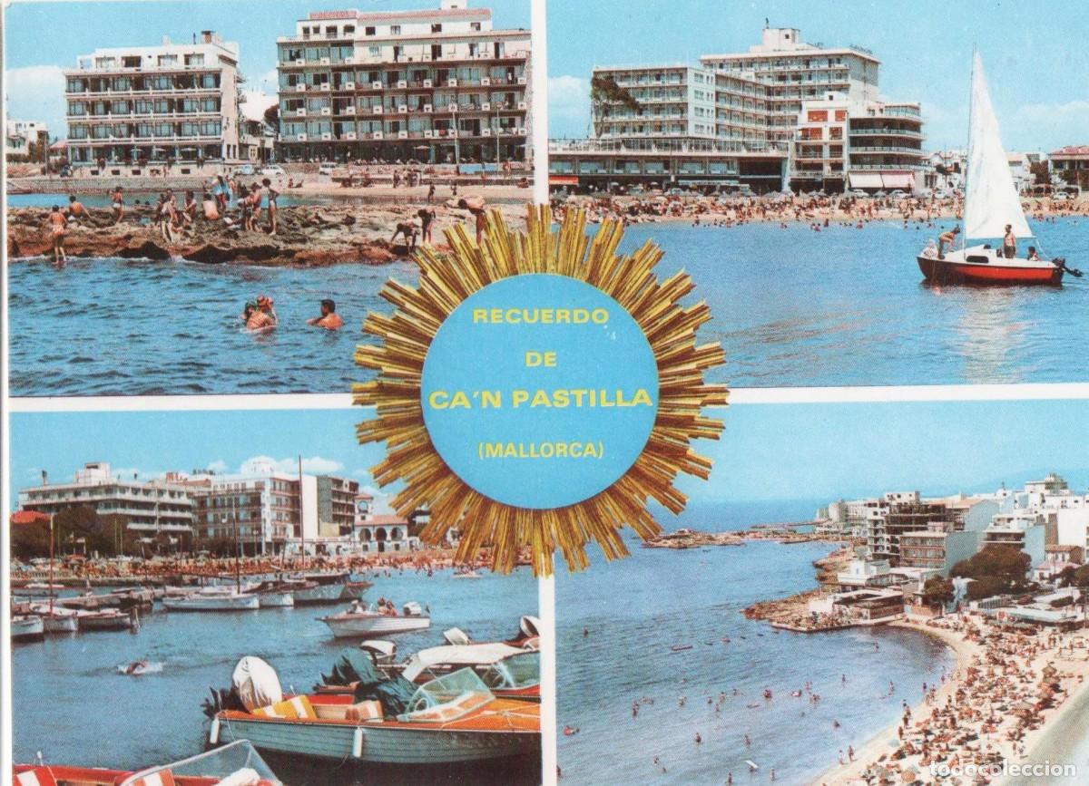 Postales: Mallorca- C&acute;an Pastilla--escrita- - Foto 1