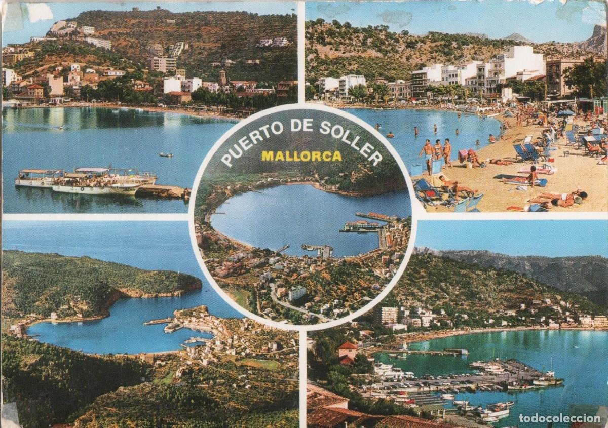 Postales: Mallorca-Puerto Soller--escrita- - Foto 1
