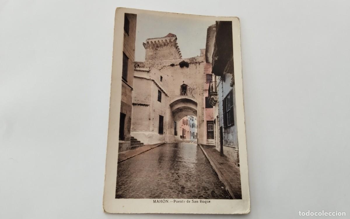 Postales: MAHON , POSTAL ANTIGUA , BLANCO Y NEGRO - Foto 2