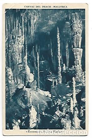 Postales: &rdquo; ESCENARIO DE LAS HADAS &rdquo;.- CUEVAS DEL DRACH.- MALLORCA - Foto 1