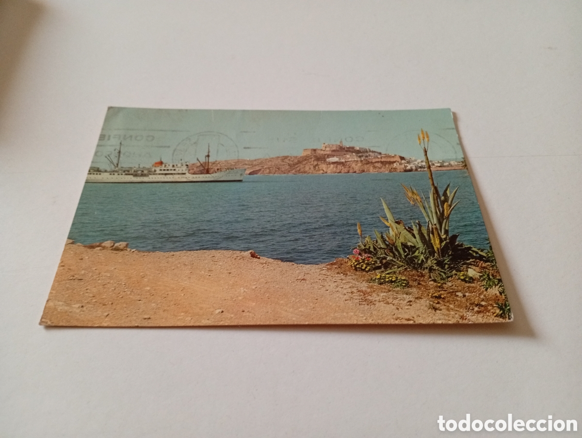 Postales: Postal Ibiza castillo,barco - Foto 1