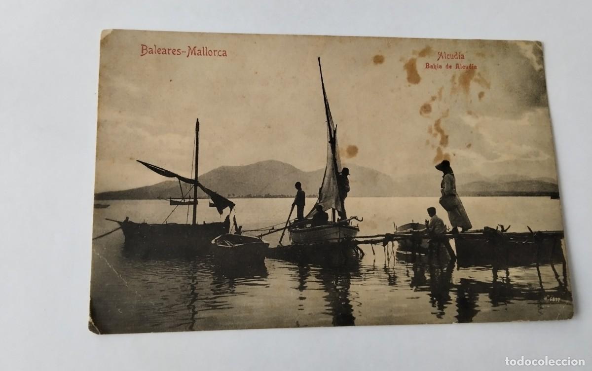 Postales: MALLORCA , POSTAL ANTIGUA , BLANCO Y NEGRO - Foto 2