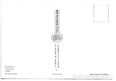 Postales: S&acute;ALGAR.- SAN LUIS / MENORCA - Foto 2