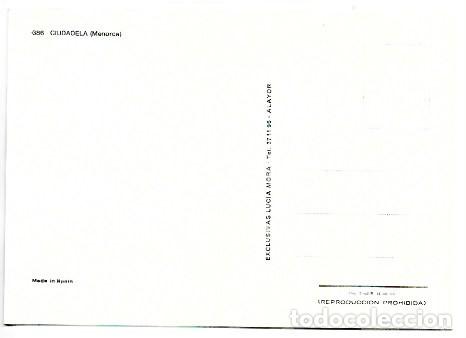 Postales: CIUDADELA / MENORCA - BALEARES - Foto 2