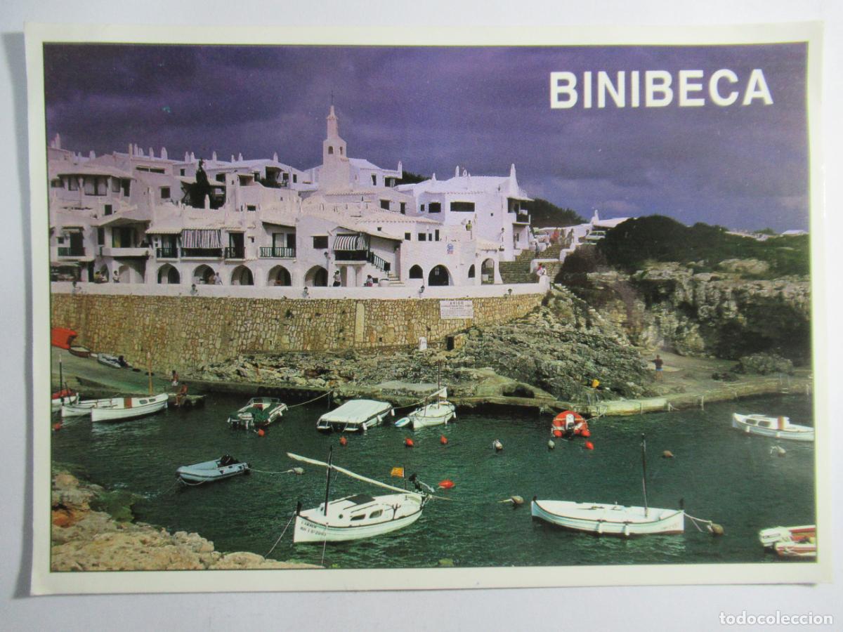 Postales: Binibeca - Menorca - 17 x 12 cm. - Circulada - Foto 1